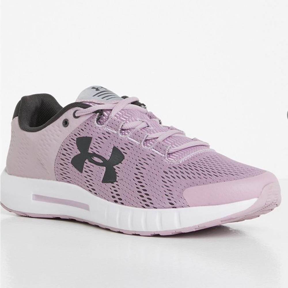 Women’s Under Armour Micro G Pursuit Runners SZ 8 Mauve & Gray
